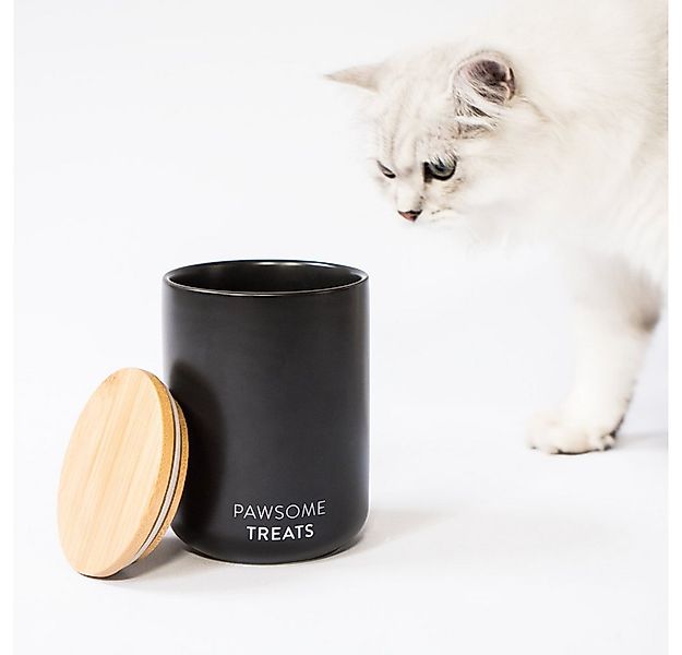 LucyBalu Futterbehälter Luftdichte Katzenfutter- & Leckerlidose aus Keramik günstig online kaufen