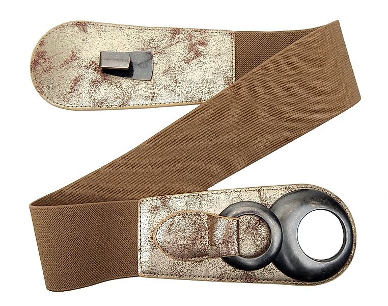 Ella Jonte Stretchgürtel gold braun metallic günstig online kaufen