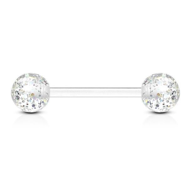 viva-adorno Brustwarzenpiercing Zungenpiercing Barbell Piercing Stab günstig online kaufen