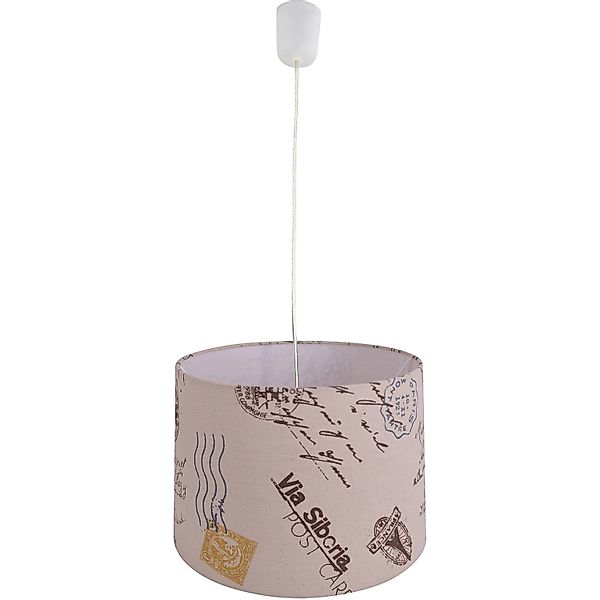 näve Pendelleuchte PRINT, ohne Leuchtmittel, inkl. Pendel l: 120cm, transpa günstig online kaufen