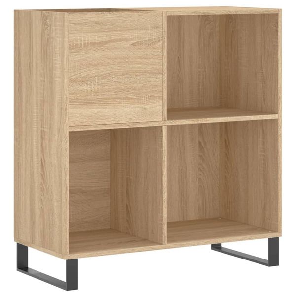 vidaXL Media-Regal Plattenschrank Sonoma-Eiche 84,5x38x89 cm günstig online kaufen