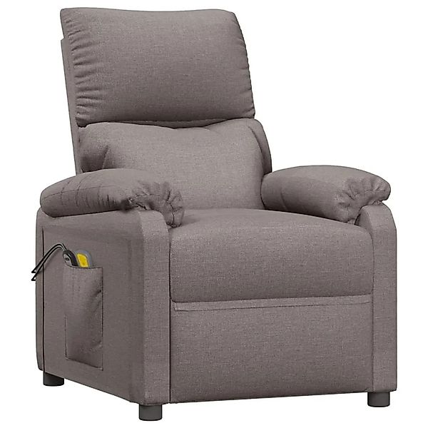 vidaXL Massagesessel Elektrisch Taupe Stoff 3098438 günstig online kaufen
