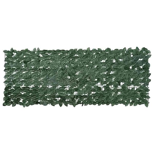 vidaXL Balkon-Sichtschutz mit Dunkelgrünen Blättern 200x75 cm 367840 günstig online kaufen