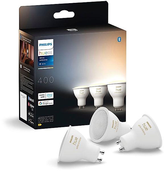 Philips Hue LED-Leuchtmittel White Ambiance GU10 günstig online kaufen