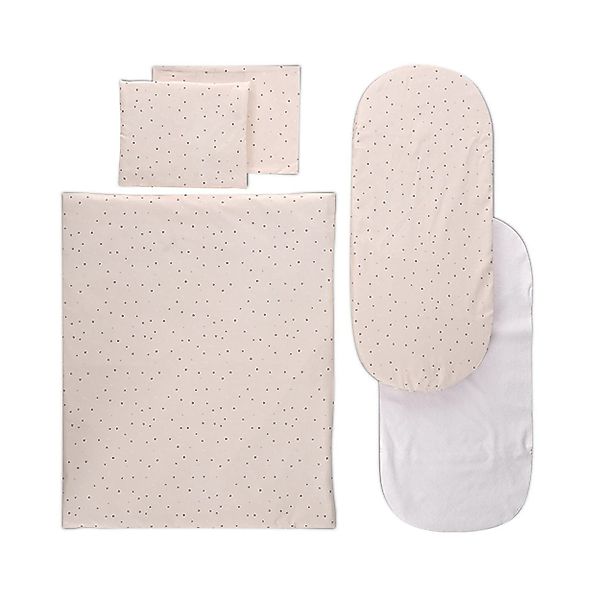 Lorelli Babybettwäsche Kinderwagen-Bettwäscheset 5tlg, Baumwolle, 5 günstig online kaufen
