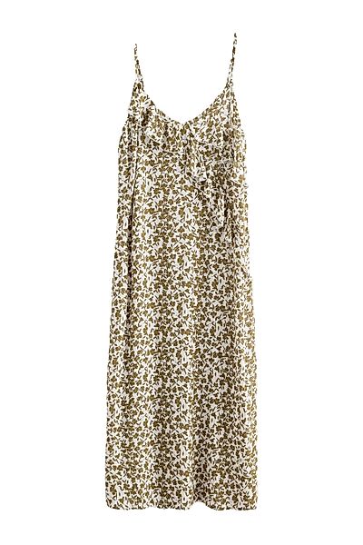 Next Sommerkleid Mittellanges Trägerkleid mit Rüschen günstig online kaufen
