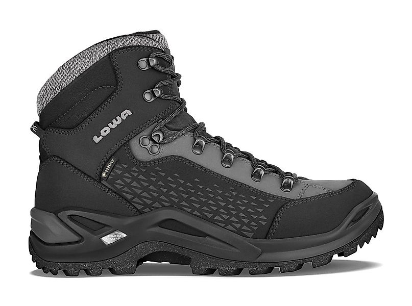 Lowa LOWA RENEGADE WARM GTX MID Schwarz, Grau Schnürstiefel günstig online kaufen