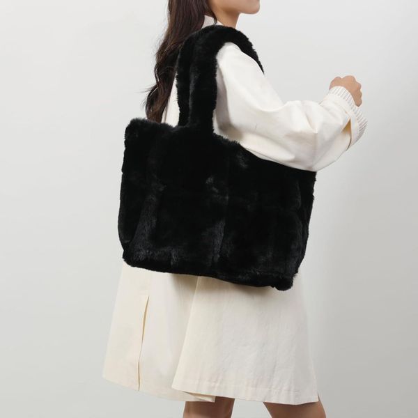 Coonoor Schultertasche Damen Plüsch Umhängetasche Groß günstig online kaufen