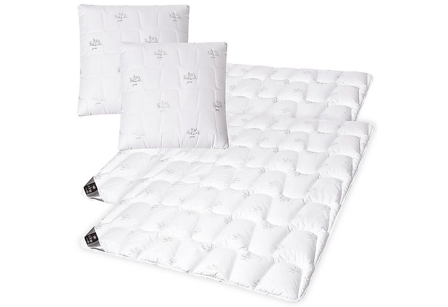 SEI Design Microfaserbettdecke 2x Bettdecken Winterdecken 135x200cm + 2x Ko günstig online kaufen