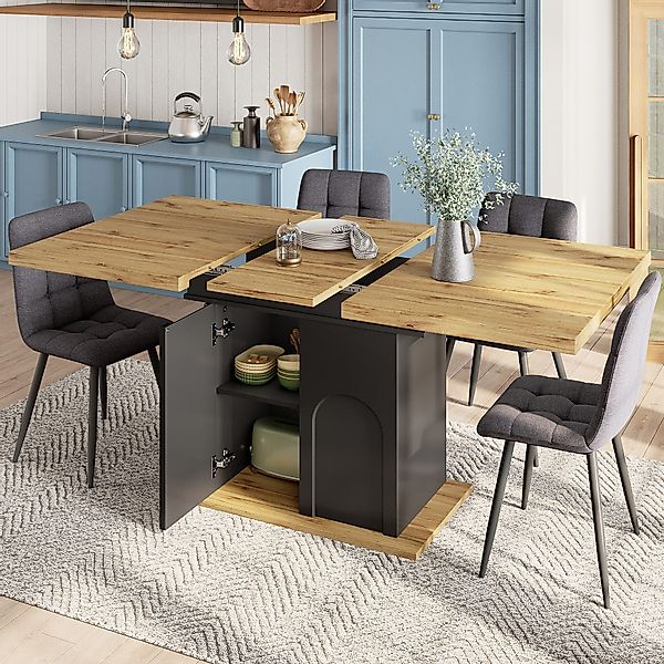 MODFU Esstisch Multifunktionaler Ausziehtisch (Klappbarer Esstisch günstig online kaufen