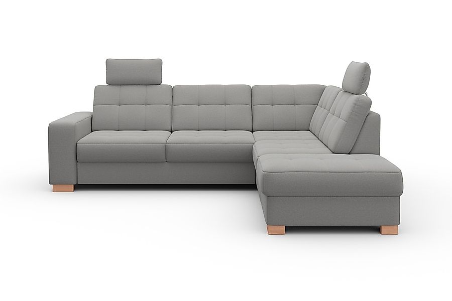 sit&more Ecksofa »Quincy L-Form«, wahlweise mit Bettfunktion und Bettkasten günstig online kaufen