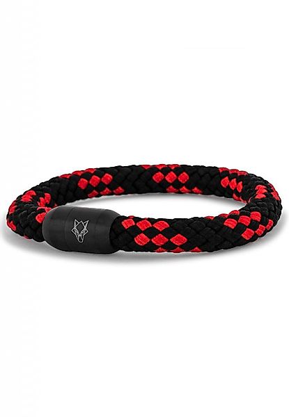 Akitsune Armband Portus Segeltau-Armband Mattschwarz - günstig online kaufen