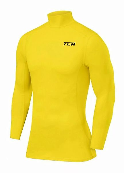 TCA Langarmshirt TCA Herren Kompression Langarm Thermo Oberteil - Gelb, XL günstig online kaufen