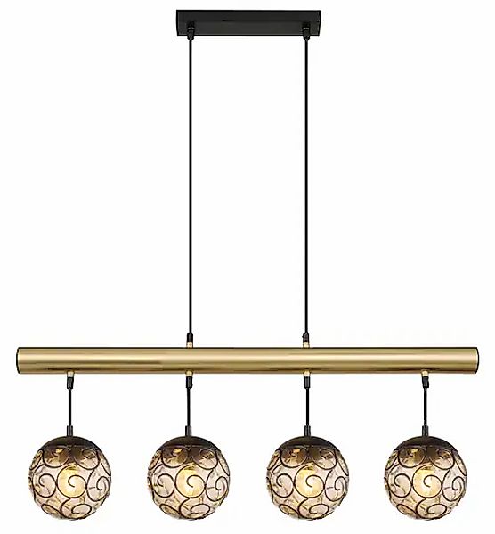 GLOBO LIGHTING Hängeleuchte »FITZ« E27 1 Stk. Hängelampe/Pendelleuchte/Essz günstig online kaufen