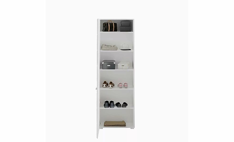 Garderobenschrank  Linus ¦ weiß ¦ Maße (cm): B: 55 H: 190 T: 37.0 Schränke günstig online kaufen