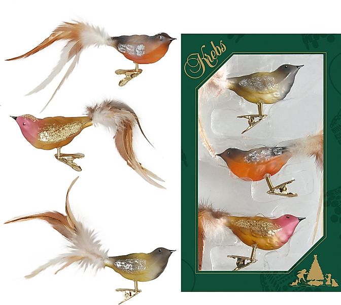 Krebs Glas Lauscha Weihnachtsbaumklammer CBK80868, Weihnachtsdeko, Christba günstig online kaufen