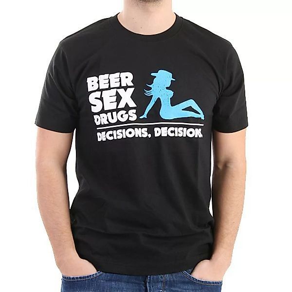 Porn Deluxe T-Shirt Men - Beer Sex Drugs - Schwarz günstig online kaufen