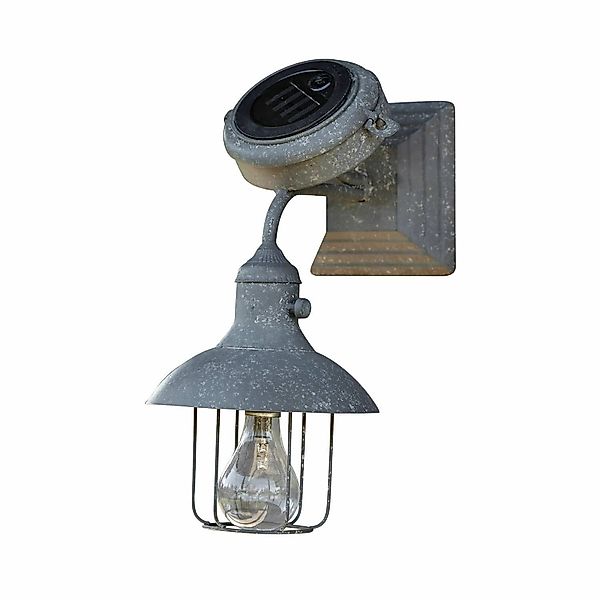 Mirabeau Außen-Wandleuchte Solar-Wandlaterne Anniviers antikgrau günstig online kaufen