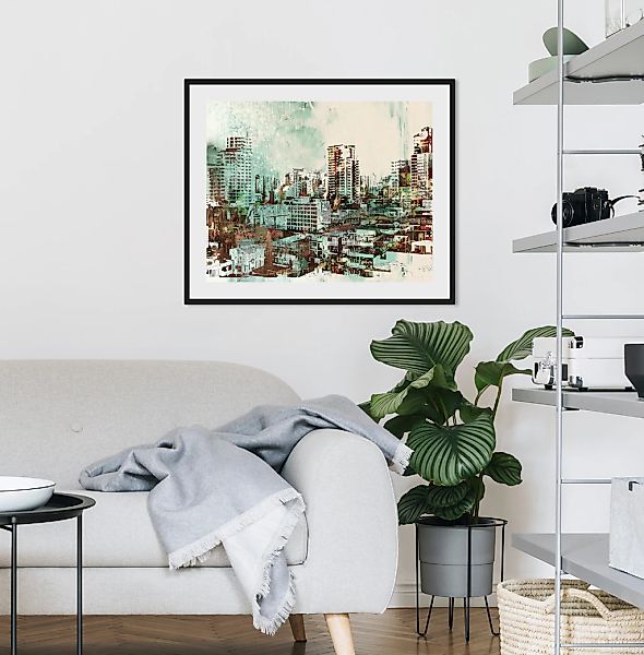 queence Bild »Derya«, Städte-Stadt-Gebäude-Kunst-Himmel, HD Premium Poster- günstig online kaufen