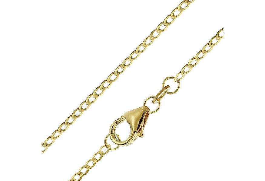 trendor Panzerkette Panzerkette für Anhänger Gold 333/8K Collierkette 1,6 m günstig online kaufen
