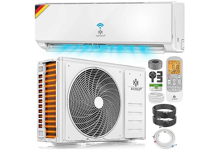 KESSER Split-Klimagerät Klimaanlage Set Split - mit WiFi/App Funktion Klima günstig online kaufen