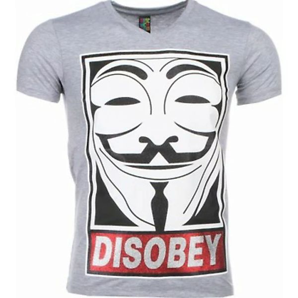 Local Fanatic  T-Shirt TShirt Anonymous Disobey Print günstig online kaufen