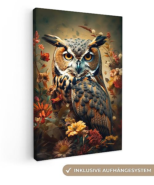 OneMillionCanvasses® Leinwandbild Eule - Vogel - günstig online kaufen