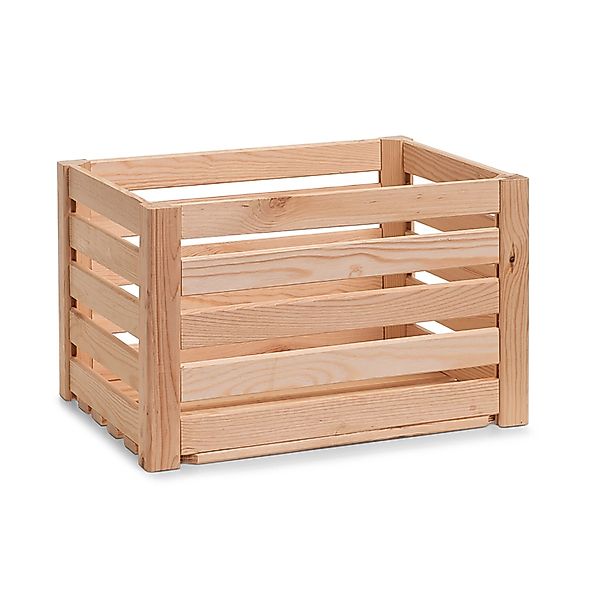Zeller Present Aufbewahrungsbox "Leisten, Kiefer", natürliches Holz, vielse günstig online kaufen