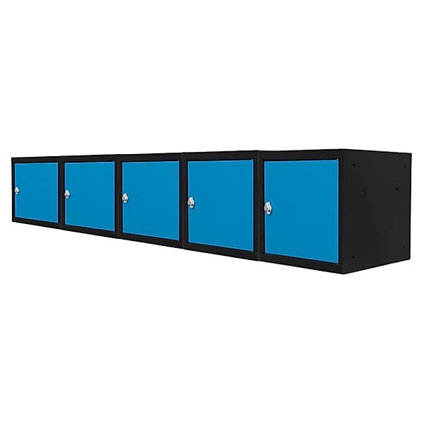 PROREGAL Mega Deal 5x Schließfachwürfel Blocky Mit Drehriegelschloss Für Vo günstig online kaufen