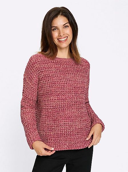 Sieh an! Strickpullover Pullover Langarm Struktur günstig online kaufen