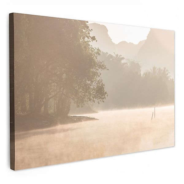 OneMillionCanvasses® Leinwandbild Landschaft - Wald - günstig online kaufen