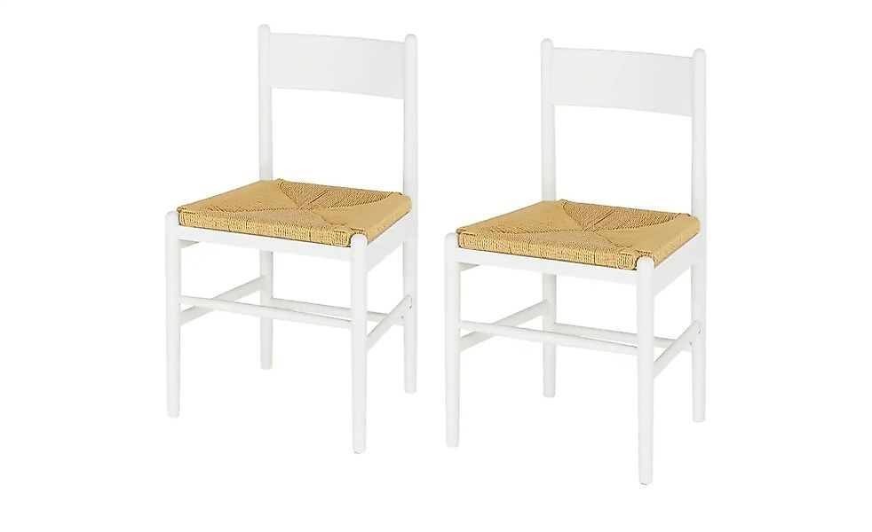 Stuhlpaar (2er-Set)  Pacino ¦ weiß ¦ Maße (cm): B: 47 H: 76 T: 45.0 Stühle günstig online kaufen