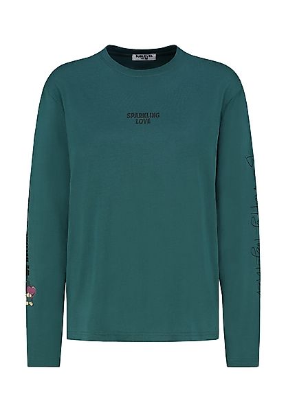 SUBLEVEL Langarmshirt Damen Langarm-Shirt mit Rückenprint günstig online kaufen