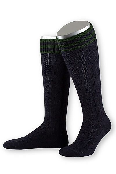 Lusana Trachtensocken Trachten Kniestrümpfe - L8995R günstig online kaufen