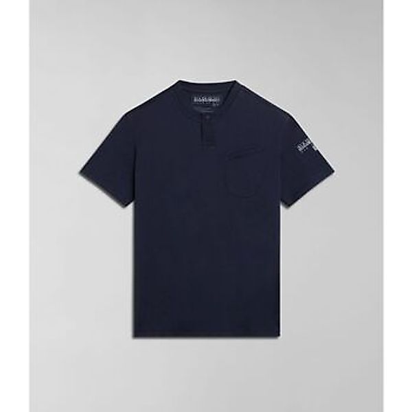 Napapijri  T-Shirts & Poloshirts S-MELVILLE NP0A4HQL-176 BLU MARINE günstig online kaufen