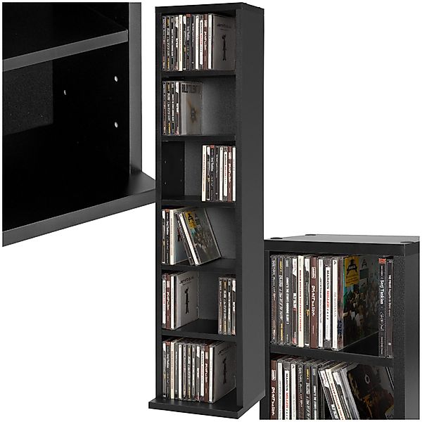 tectake CD-Regal CD DVD Regal, Set günstig online kaufen