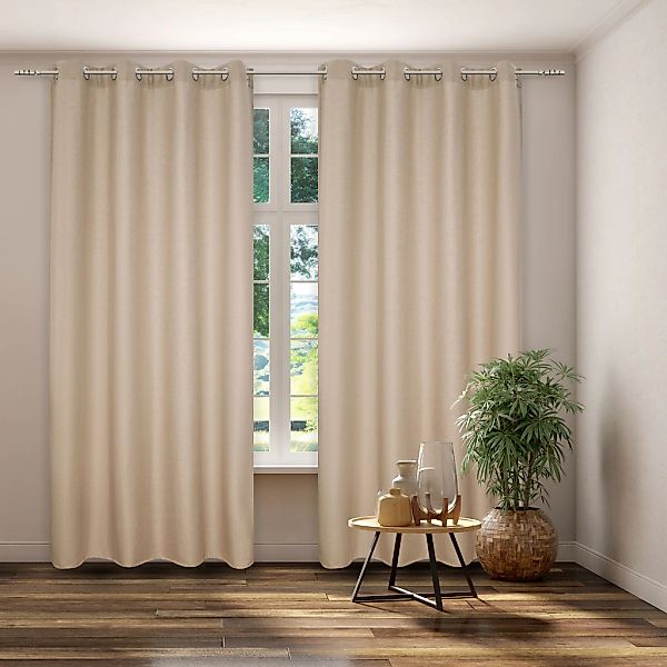 Kutti Vorhang "Dimout" Ösen 1 Stk. tlg. Verdunkelung, Thermo, isolierend, e günstig online kaufen