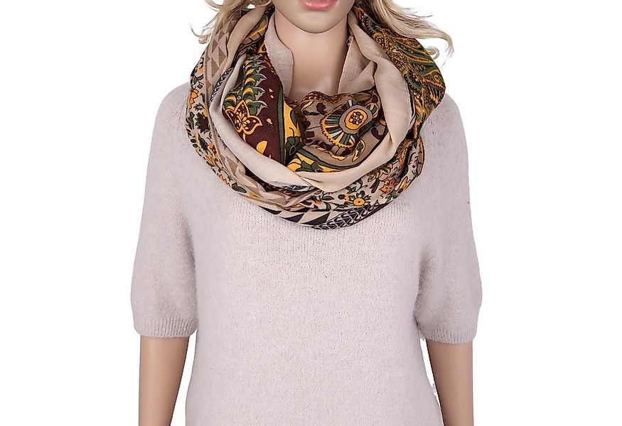 MIRROSI Loop Damen Schal Weich aus 100% Viskose Groß, (ca. 180x90cm Zweimal günstig online kaufen