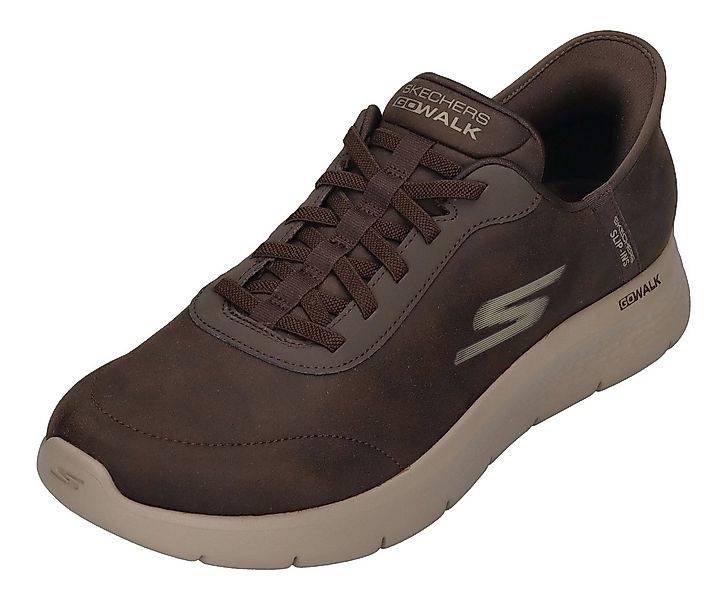 Skechers GO WALK FLEX HANDS UP 216326 Sneaker Brown günstig online kaufen