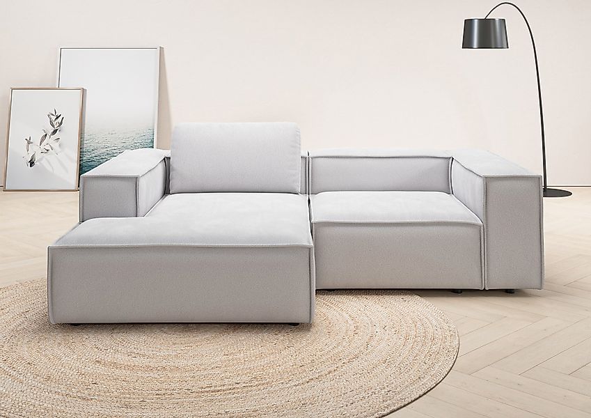 Home affaire Ecksofa "Watertown, kompakte L-Form, 246 cm breite für kleiner günstig online kaufen