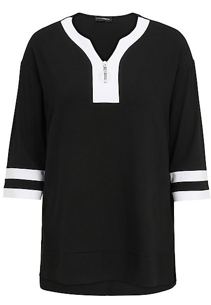 Doris Streich T-Shirt mit Kontrasteinsatz günstig online kaufen