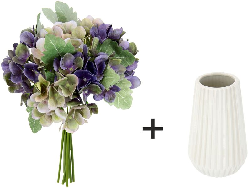 Kunstblume Künstlicher Blumenstrauß Bouquet Hochzeitsdeko Tischdeko, günstig online kaufen