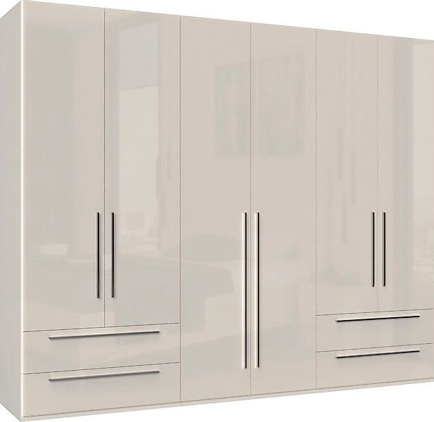 Places of Style Kleiderschrank "Piano, UV lackiert, hochglänzend in beige o günstig online kaufen