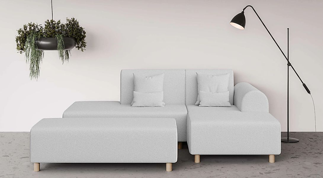 OTTO home Ecksofa "Suyala" L-Form mit Hocker günstig online kaufen