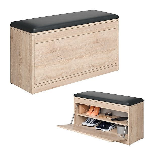 Platan Room Schuhschrank Schuhregal mit Sitzkissen, günstig online kaufen