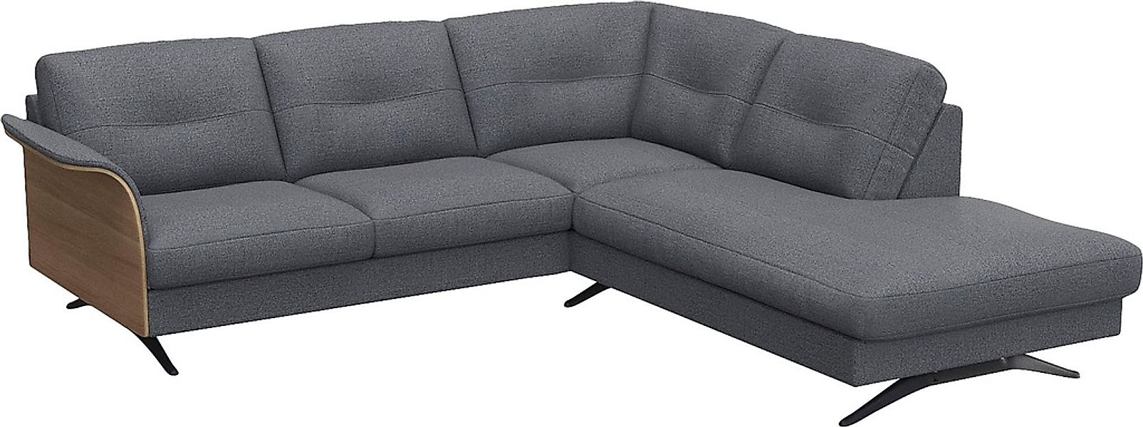 FLEXLUX Ecksofa »Glow, super bequem durch hochwertigem Sitzaufbau mit Feder günstig online kaufen