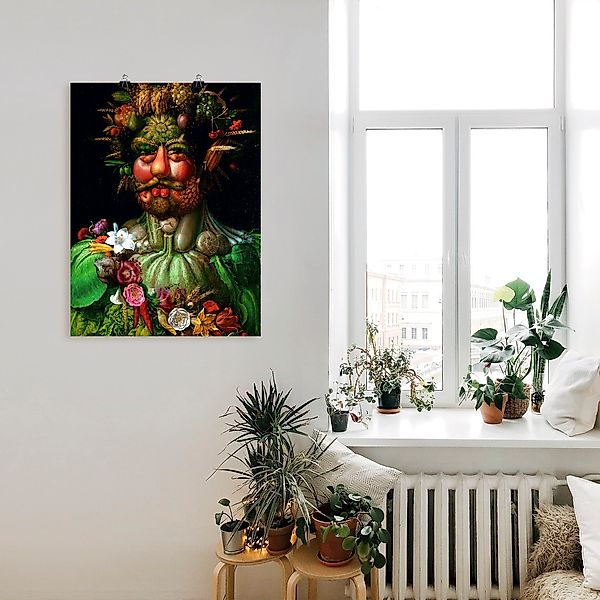 Artland Wandbild "Vertumnus (Kaiser Rudolf II.). 1590", Porträts, (1 St.), günstig online kaufen