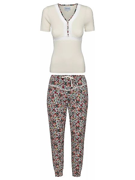Vive Maria French Flower Damen Pyjama creme/allover günstig online kaufen