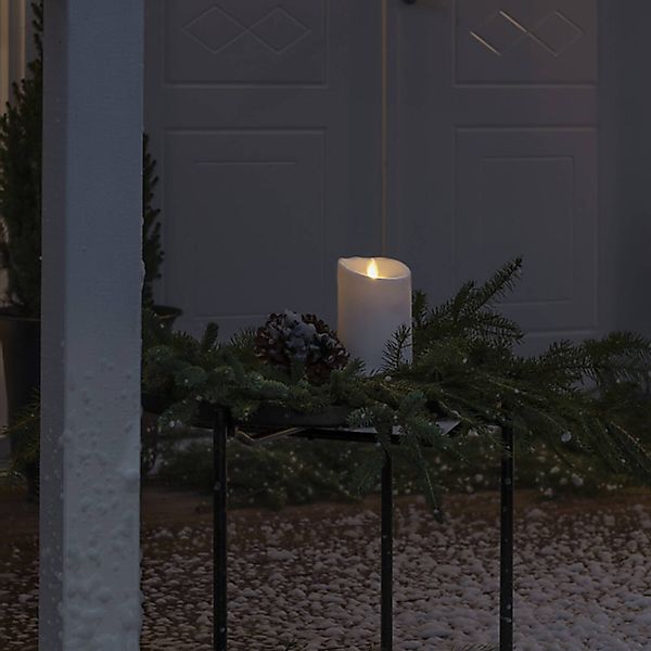 KONSTSMIDE LED-Kerze, LED Kerze cremeweiß, mit 3D Flamme und geschmolzener günstig online kaufen