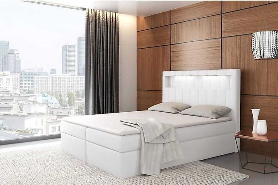 JVmoebel Bett Doppel Hotel Betten Schlafzimmer 180x200 cm Holz Holzbett Bei günstig online kaufen